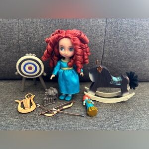 Merida Pixar Disney Animator’s Collector Playset NWOT